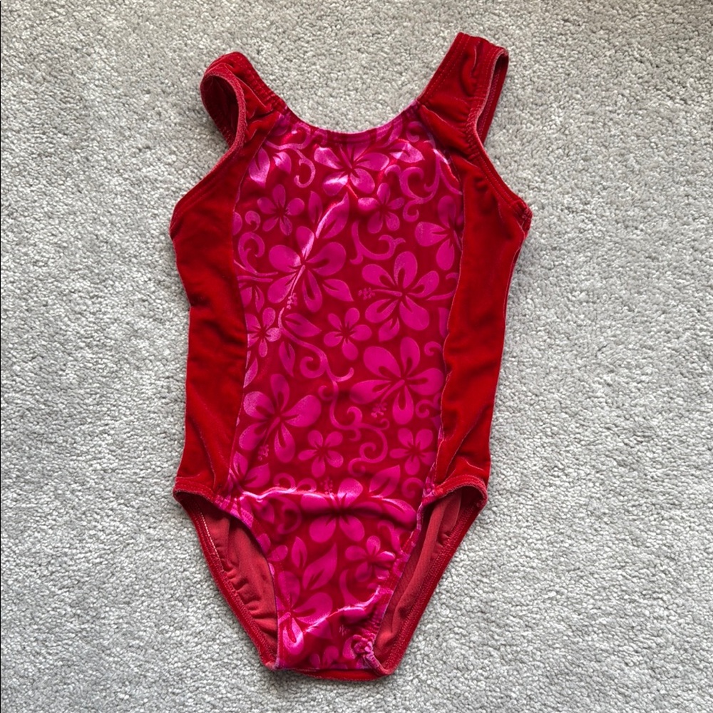 Destira Pink and Red Leotard